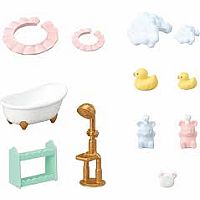 CC BATHTIME BUBBLE SIBLINGS--Calico Critters