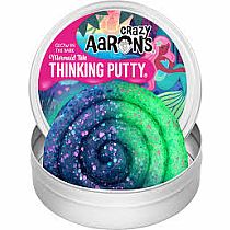 Mermaid Tale Glowbright 4" Thinking Putty Tin