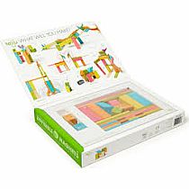 Tegu Magnetic Wooden Blocks Classics 24 Piece Set - Tints