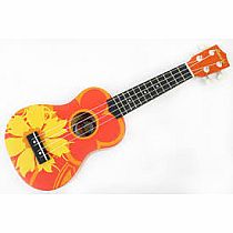 AMAHI ORANGE FLOWER UKULELE