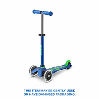 MINI DLX SCOOTER LED BLUE CRYSTAL