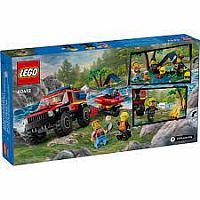 LEGO 4X4 FIRE TRUCK/RESCUE  BOAT