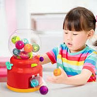 NUMBER COLORS GUMBALL MACHINE