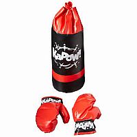 Punching Bag and Gloves Set