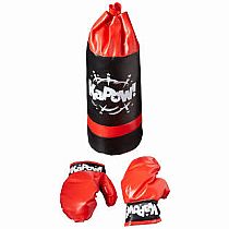 Punching Bag and Gloves Set