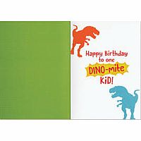 DINOSAURS HIGH FIVE BD CARD