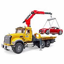 BRUDER MACK TOW TRUCK W ROADST