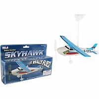 FLYING SKYHAWK ON STRING