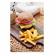 ****SALE PRICE-REG $14.99***Biofino Hamburger with French Fries