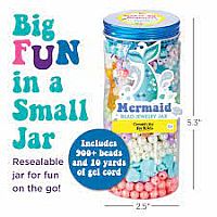 BEAD JEWELRY JAR MERMAID