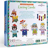 WOODLAND FRIENDS LACING CARDS