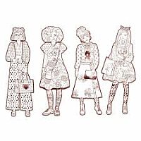 FASHION COLOURING PAPER DOLLS