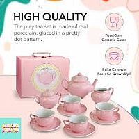 PINK PORCELAIN TEA SET