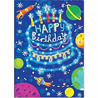 FOUL: OUTER SPACE CAKE CARD