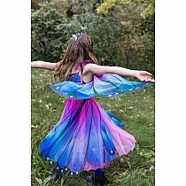 BUTTERLY TWIRL DRESS BLUE/PURPLE 3/4