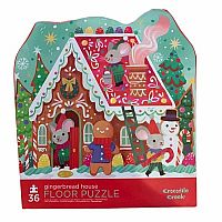 GINGERBREAD HOUSE 36PC PUZZ