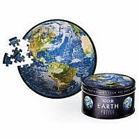 EARTH 100 PC PUZZ TIN