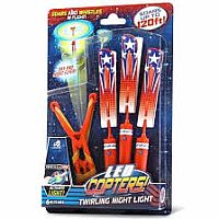 TWIRLING NIGHT FLYERS COPTER