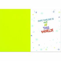 FOUL: OUTER SPACE CAKE CARD