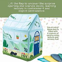 SENSORY PEEK PULL TISSUE BOX