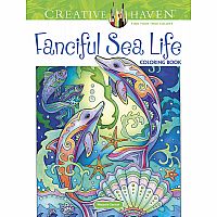 Creative Haven Fanciful Sea Life Coloring Book